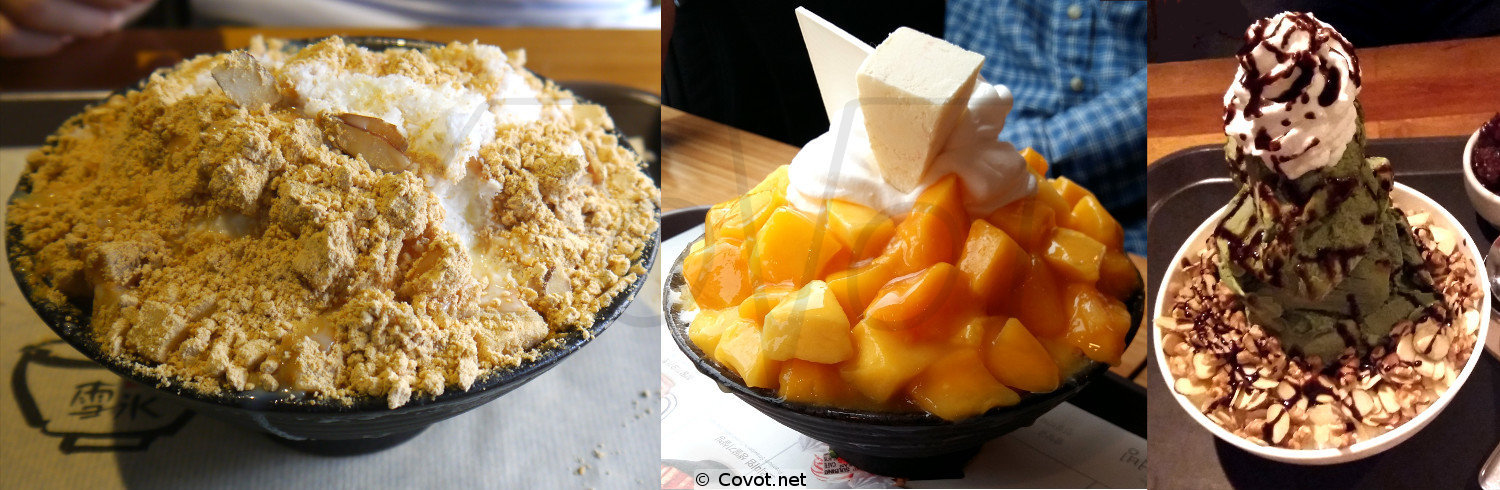 Koreanisches Bingsu Eis