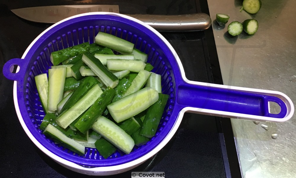 Pepper Coated Pickled Cucumber